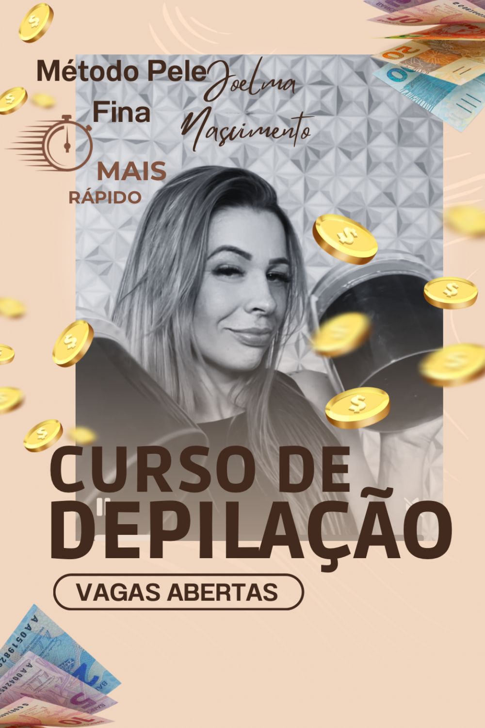 ✨ Joelma Nascimento revoluciona o mundo da depilação com o Método Pele Fina! ✨