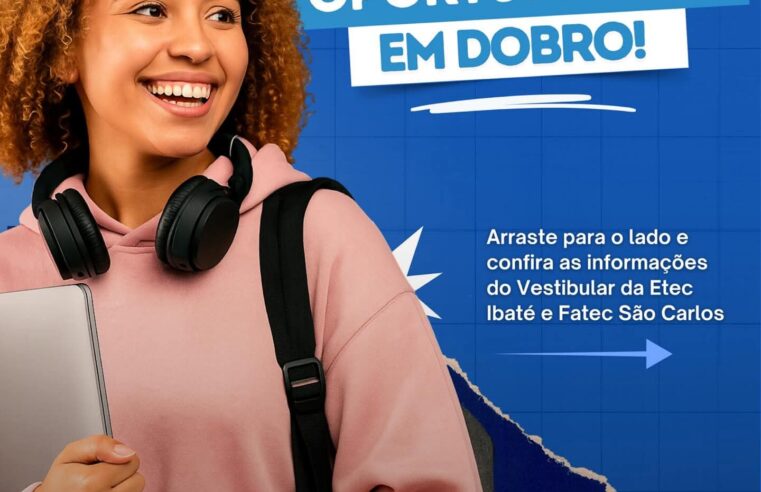 Moradores de Ibaté têm oportunidade de se qualificar com cursos gratuitos da ETEC e FATEC