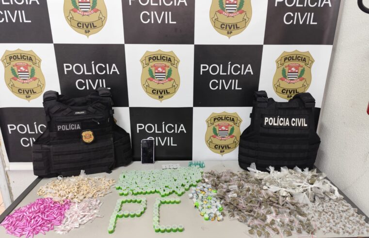 Polícia Civil de Ibaté apreende mais de 3 kg de drogas em operação no Jardim Icaraí