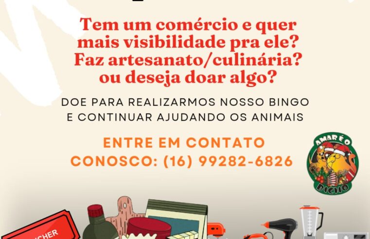 🐾💛 Campanha de Arrecadação de Prendas — Participe e ajude os animais! 💛🐾