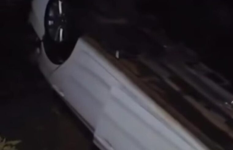 Motorista sai ileso após capotamento na SP-318 em São Carlos