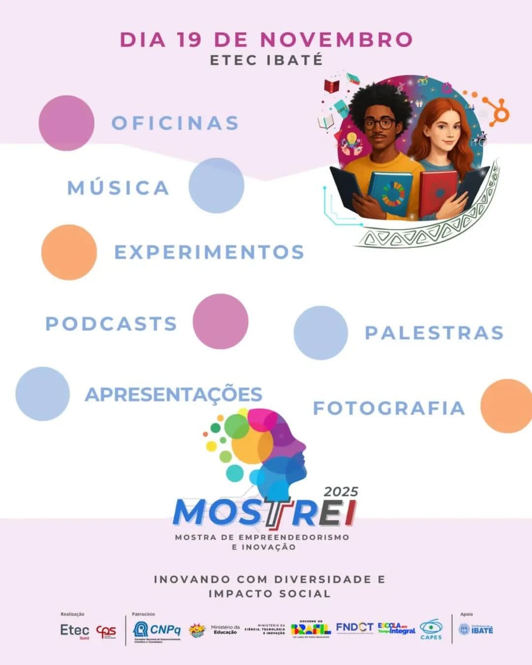Terceiro dia da MOSTREI 2025 encerra programação com aprendizado, cultura e inovação em Ibaté