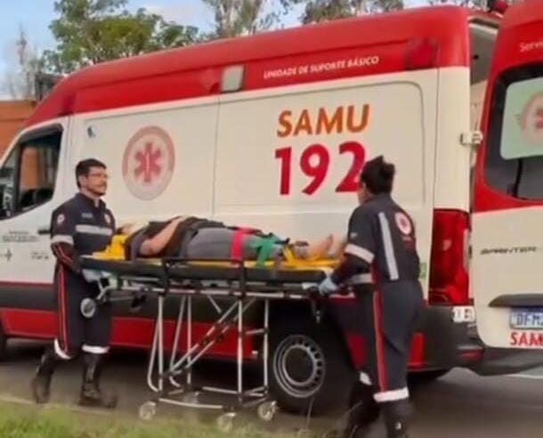 Colisão entre carro e moto é registrada na SP-215 entre São Carlos e Ribeirão Bonito