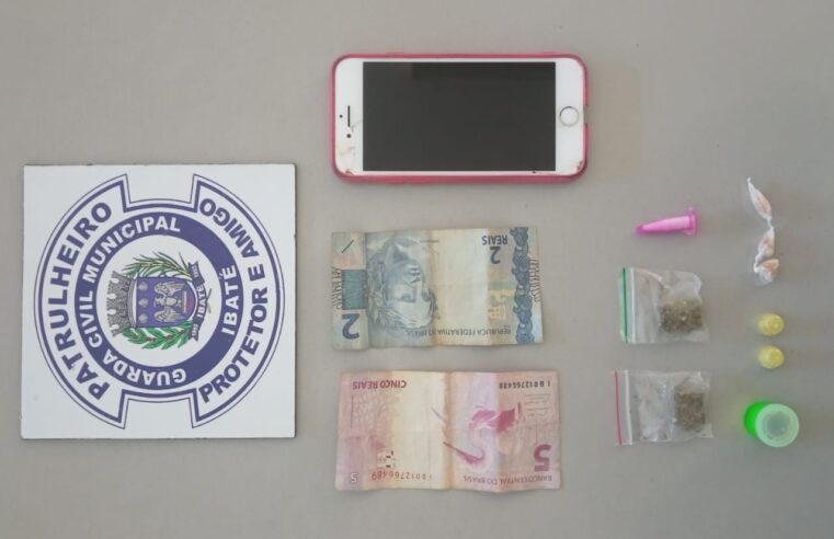 Adolescente é flagrada com drogas durante abordagem da GCM em Ibaté