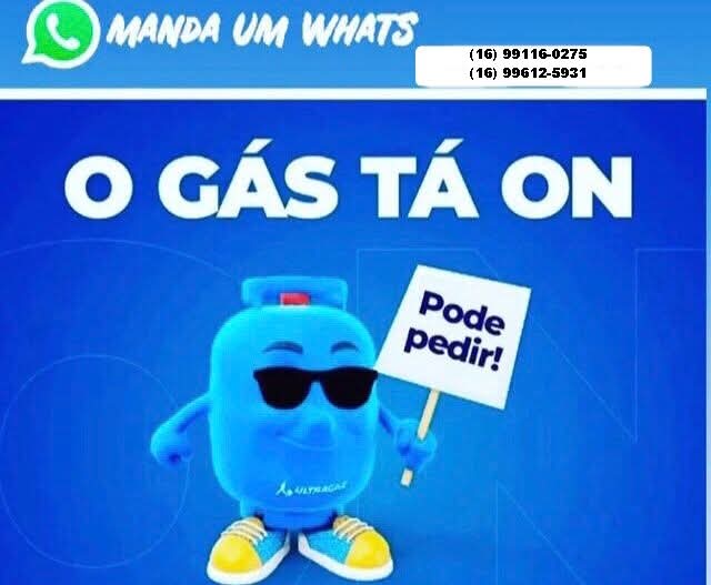 Precisou de Gás ou Água?A Ultragaz RR Gás Ibaté continua sendo referência e a número 1 do mercado quando o assunto é praticidade e confiança.