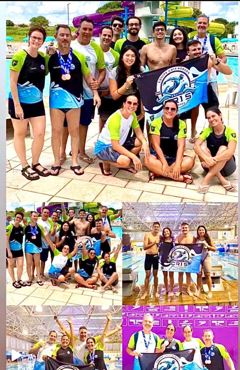 Equipe Cris Borges conquista 28 medalhas na Etapa Paulista Master de Natação em Limeira