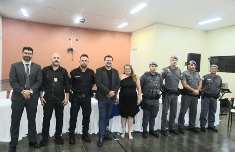 Câmara Municipal de Ibaté presta homenagem a profissionais da segurança pública em sessão solene