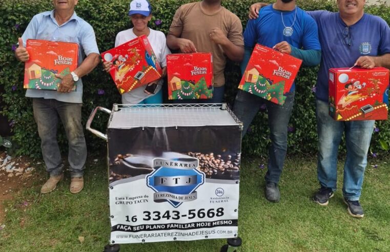 🤝💙 Funerária Terezinha de Jesus homenageia funcionários do Cemitério Municipal de Ibaté 💙🤝