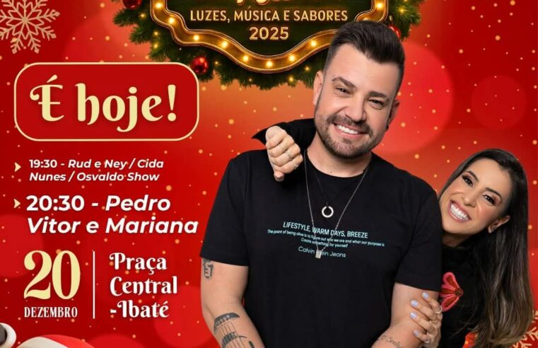 O sábado foi simplesmente inesquecível em Ibaté. ✨🎄