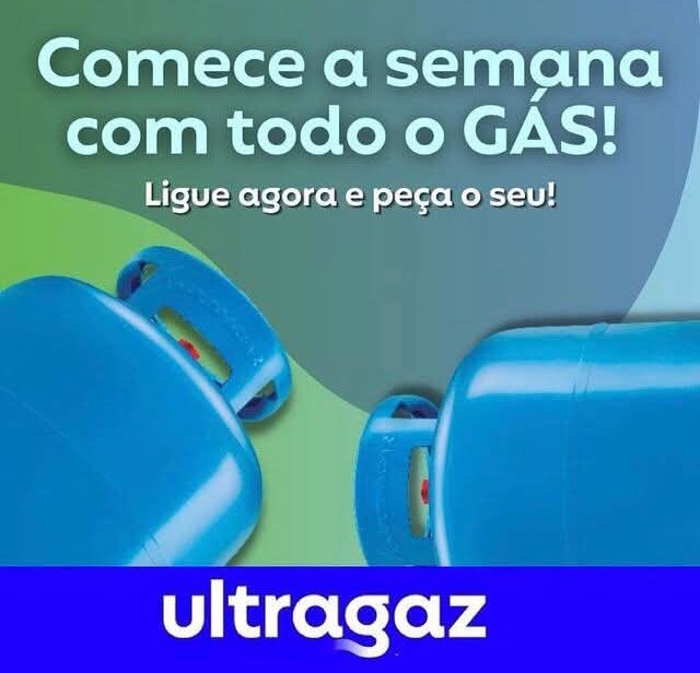 Precisou de Gás ou Água?Conte sempre com a n1º do mercado a Ultragaz RR Gás Ibaté
