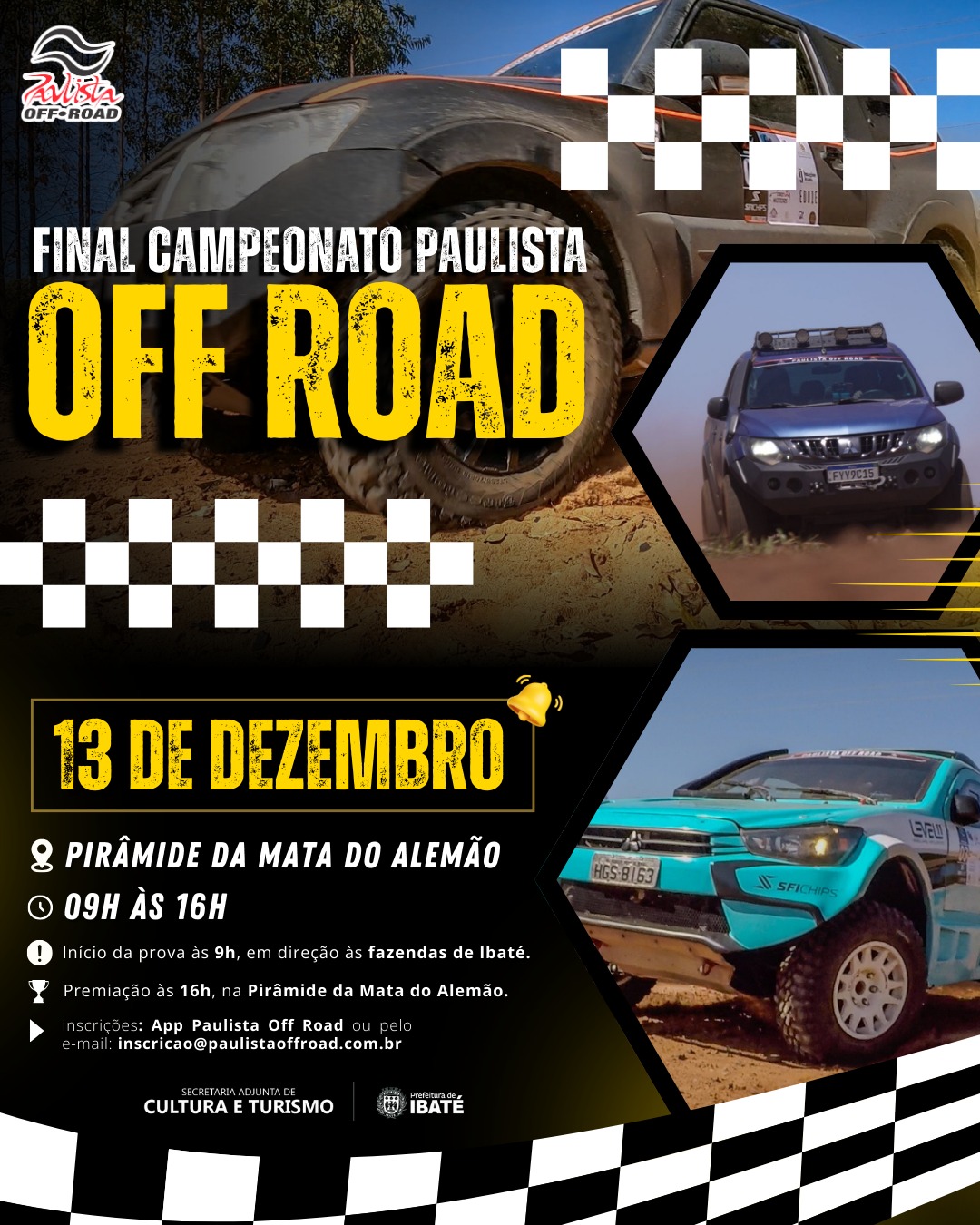 Final do Campeonato Paulista Off Road será disputada neste sábado (13) em Ibaté