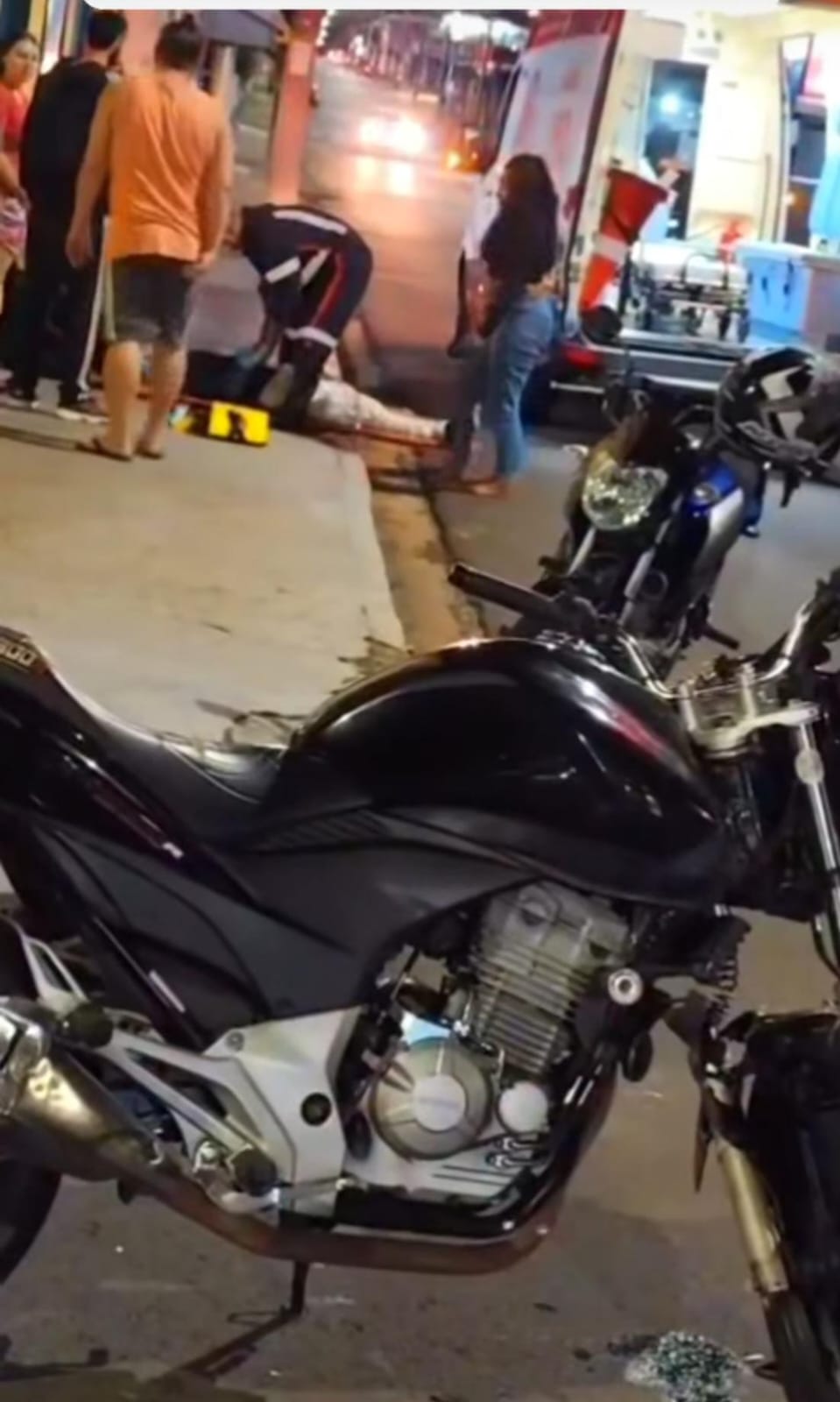 Jovem fica ferido em colisão entre moto e carro no bairro Boa Vista, em São Carlos