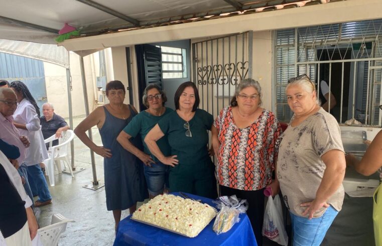 Tarde de carinho, alegria e celebração na Casa do Idoso de Ibaté