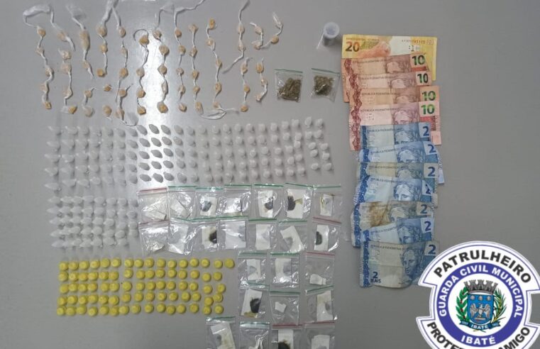 Guarda Municipal e Polícia Militar apreendem grande quantidade de drogas durante operação no Jardim Cruzado