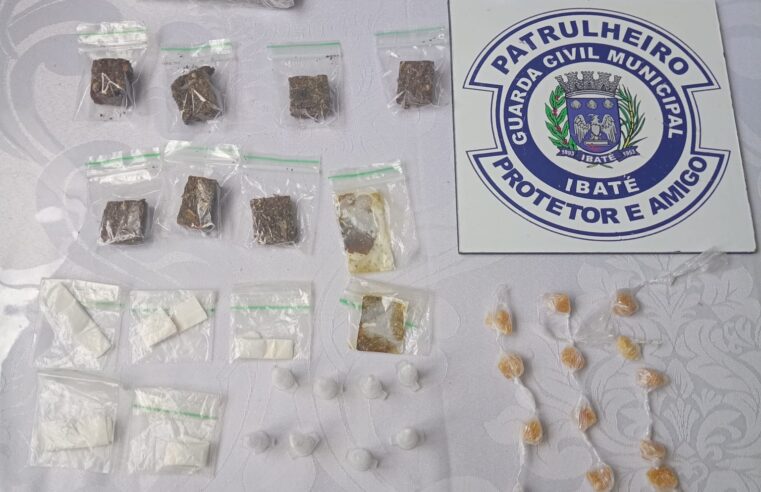 Guarda Municipal apreende drogas após denúncia anônima no bairro Cruzado