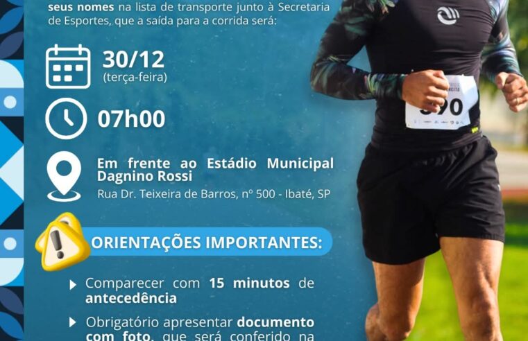 Prefeitura divulga orientações sobre transporte para atletas da Corrida de São Silvestre
