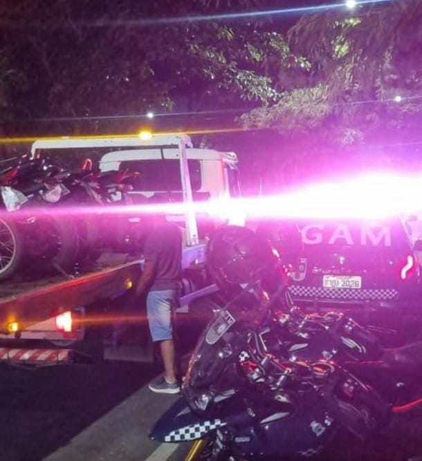 Guarda Municipal apreende quatro motocicletas durante ação contra “rolezinho” em São Carlos