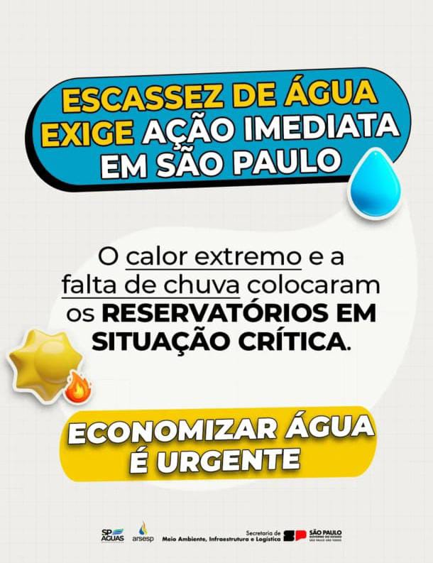 Crise hídrica se agrava em São Paulo e autoridades pedem redução imediata do consumo