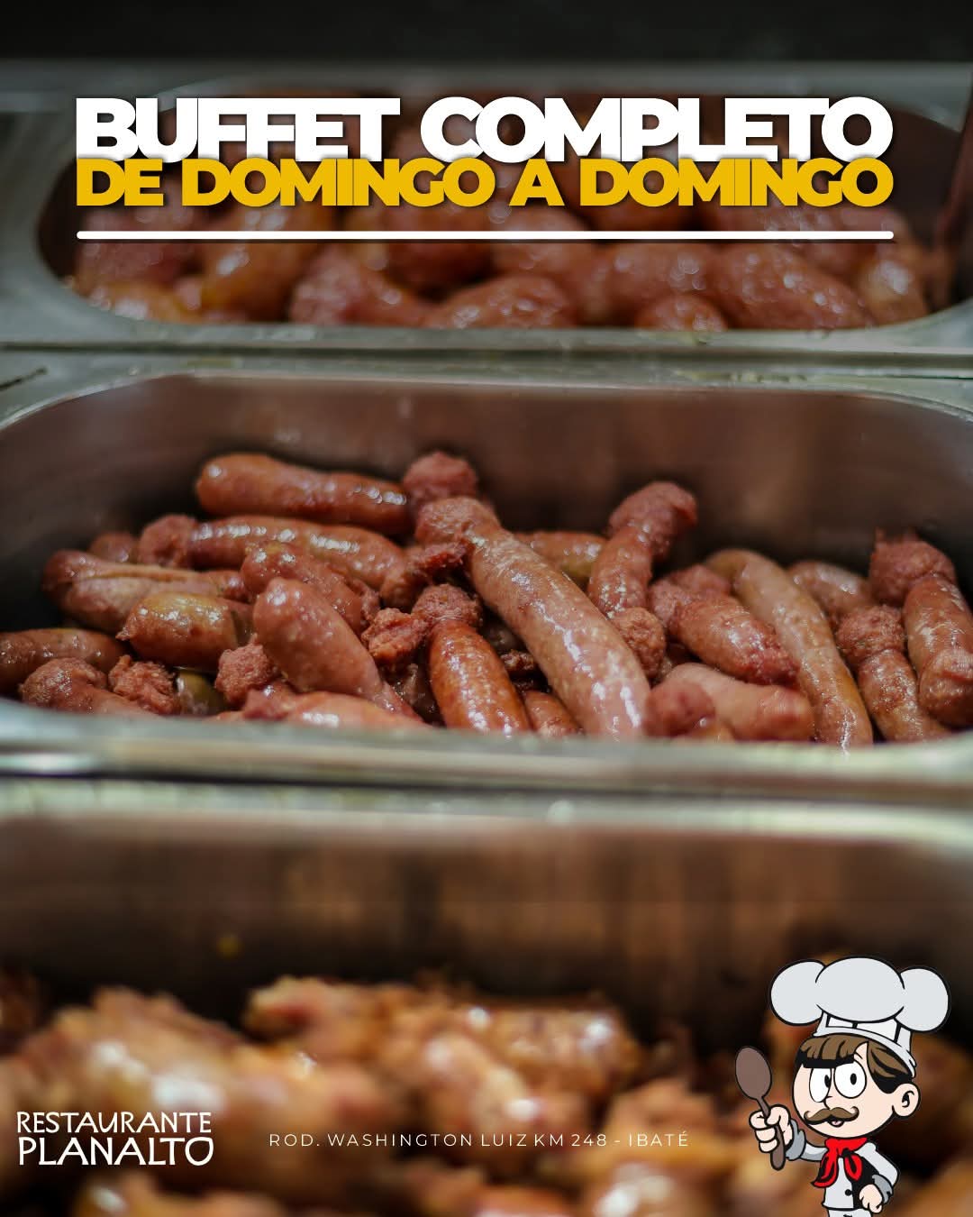 🔥🍽️ BUFFET COMPLETO TODOS OS DIAS NO RESTAURANTE PLANALTO! 🍽️🔥