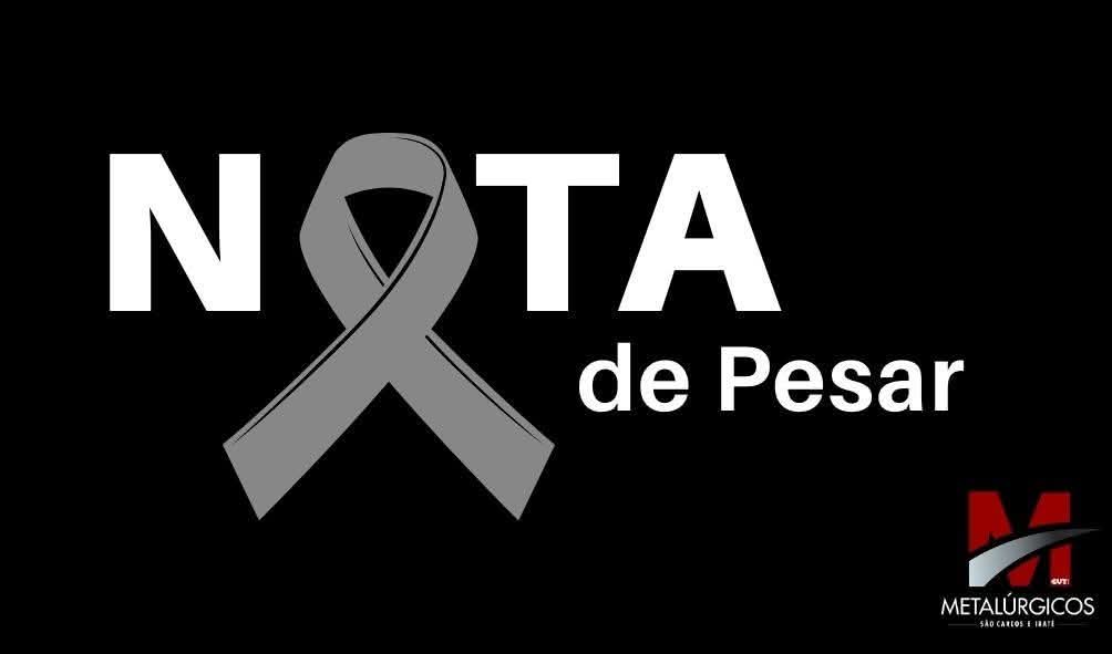 NOTA DE PESAR