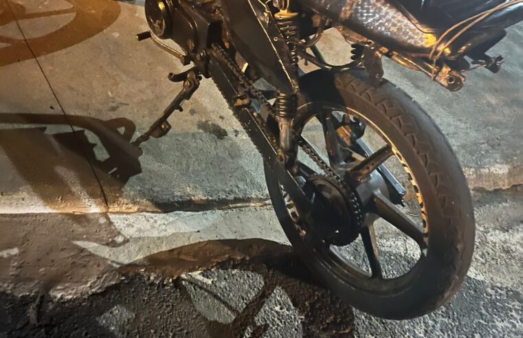 Motocicleta furtada é localizada pela PM em Ibaté