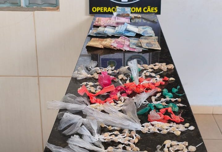 🚨 Canil da Guarda Municipal localiza quase 400 pedras de crack e prende traficante no Boa Vista