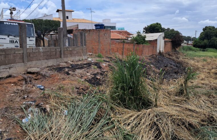 Defesa Civil atende duas ocorrências de incêndio em áreas ambientais em Ibaté