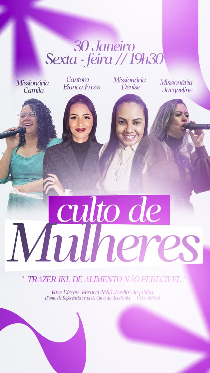 🌸 Um convite especial para as mulheres de Ibaté e região 🌸