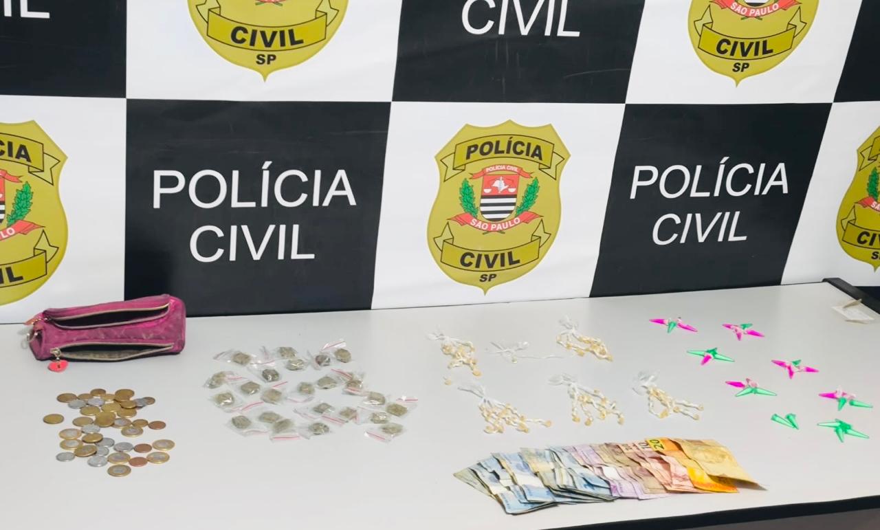 Polícia Civil prende mulher em flagrante por tráfico de drogas no Jardim Botafogo