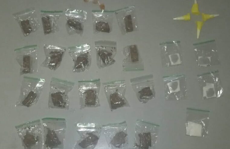 Guarda Civil Municipal apreende drogas durante patrulhamento na Rua Borborema