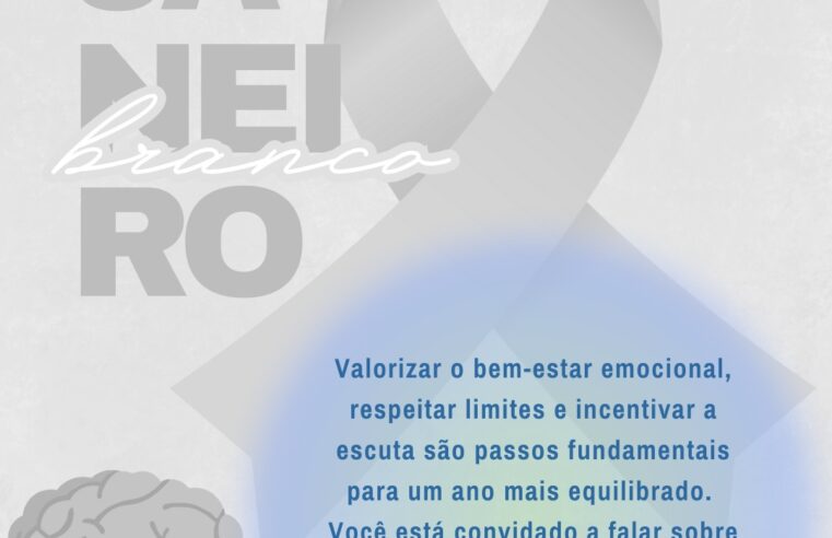 Janeiro Branco reforça a importância da saúde mental e promove evento em Ibaté