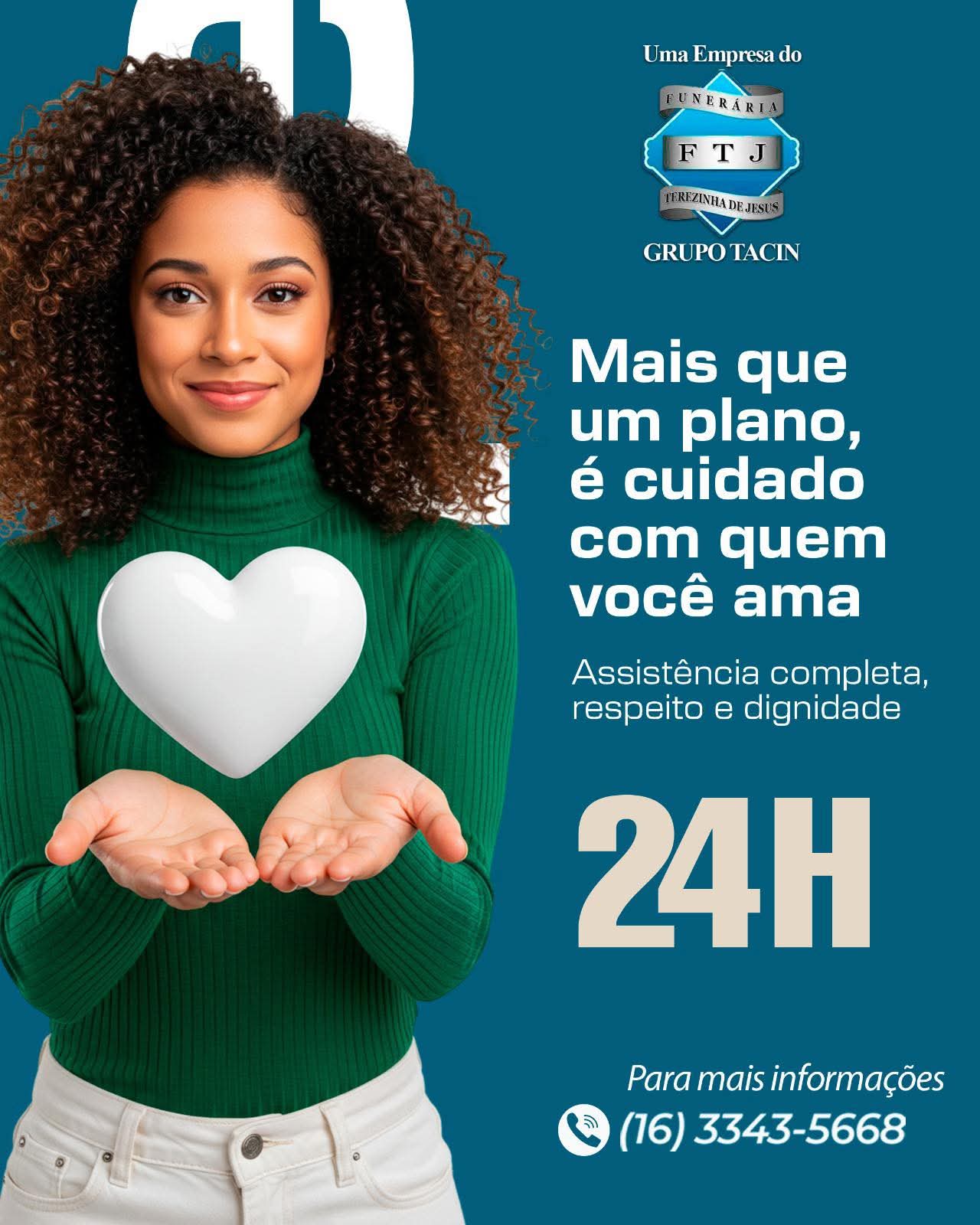 🤍 A Funerária Terezinha de Jesus oferece assistência completa, com respeito, acolhimento e dignidade em todos os momentos. Com uma equipe preparada, a empresa atua para garantir tranquilidade às famílias, cuidando de cada detalhe com sensibilidade e profissionalismo.