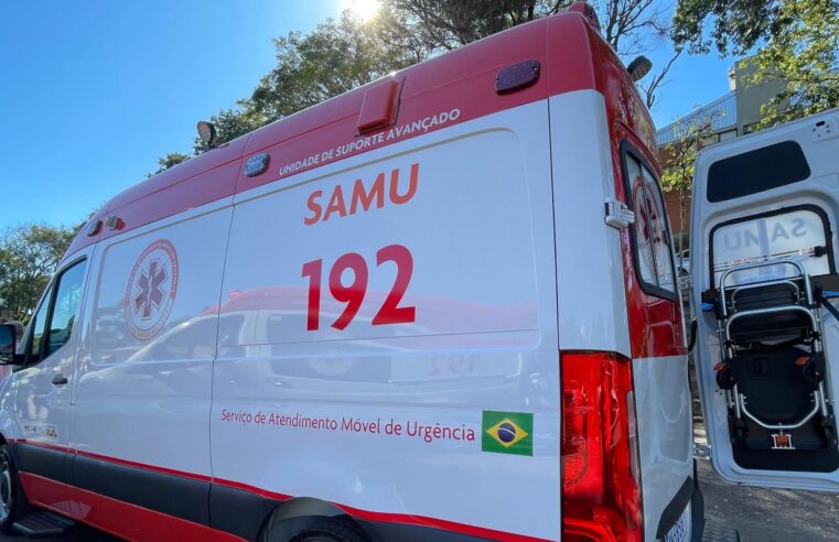 Engavetamento com cinco veículos deixa dois feridos na Washington Luís em São Carlos