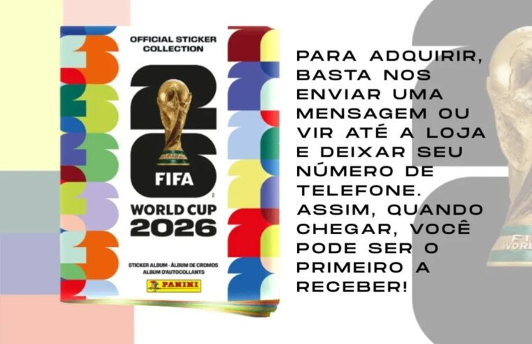 ⚽🔥 A Copa 2026 já está movimentando a Livraria e Papelaria Central ! 🔥⚽