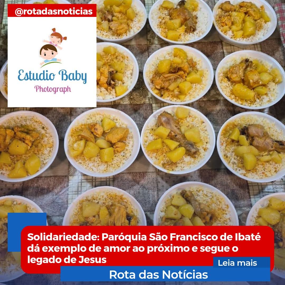 Solidariedade: Paróquia São Francisco de Ibaté dá exemplo de amor ao próximo e segue o legado de Jesus