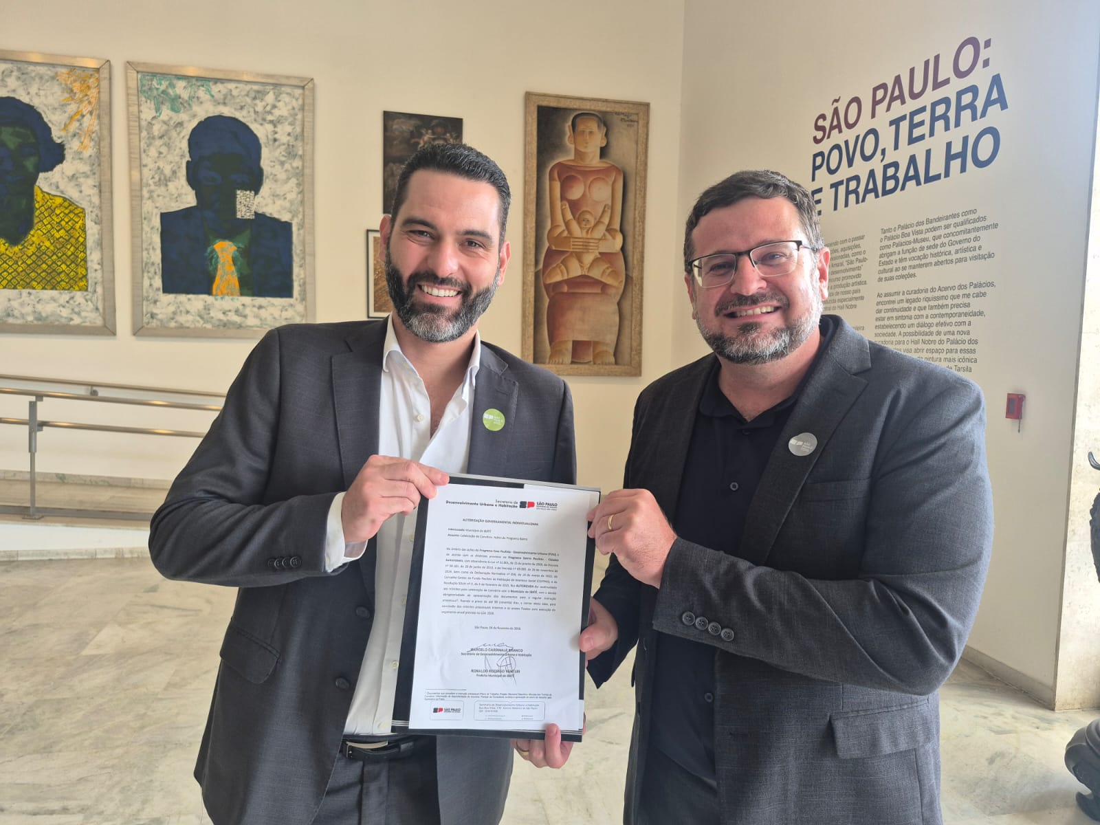 🚨Ibaté garante investimento de meio milhão para projeto sustentável após assinatura no Palácio dos Bandeirantes