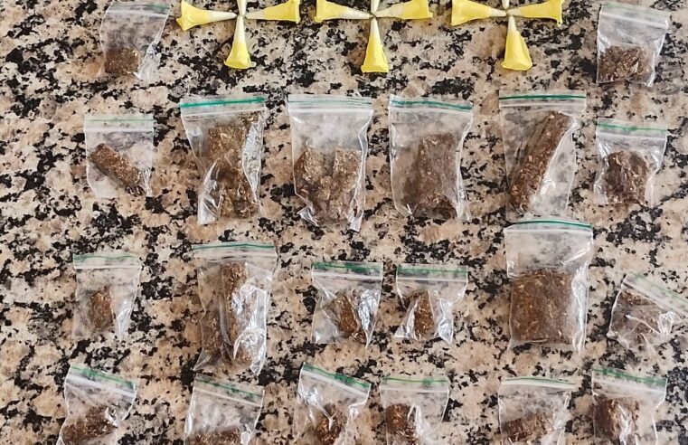 🚨GCM apreende drogas durante patrulhamento no Jardim Cruzado