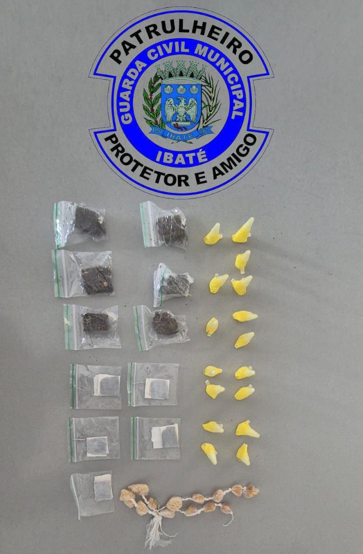 GCM apreende entorpecentes escondidos em micro-ônibus em Ibaté