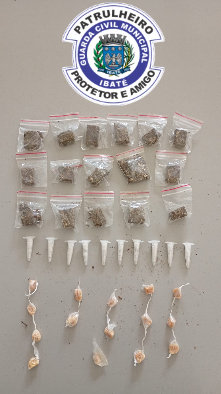 Guarda Civil Municipal apreende entorpecentes no bairro CDHU