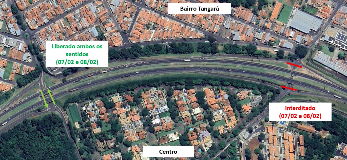 🚨Viaduto do Tangará será interditado neste fim de semana para obras na SP-310 em São Carlos