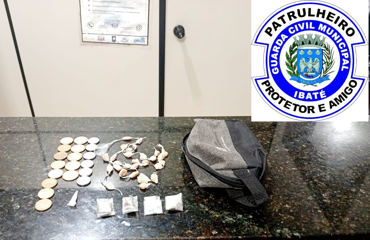 Durante a madrugada, GCM prende suspeito de tráfico no CDHU de Ibaté