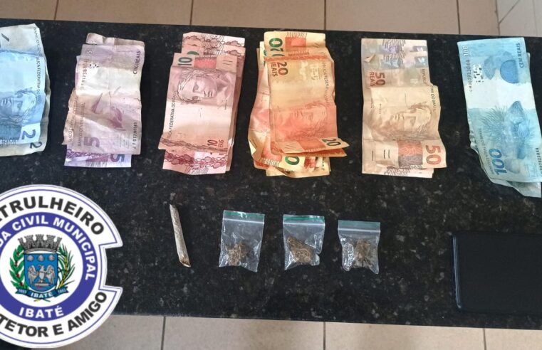 Operação conjunta da GCM e PM apreende drogas e dinheiro no Jardim Cruzado