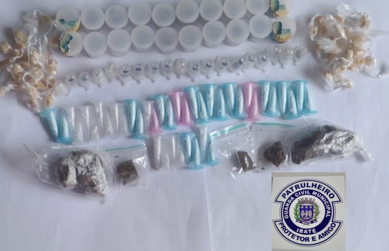 Ação da GCM apreende drogas escondidas em cano no Jardim Icaraí