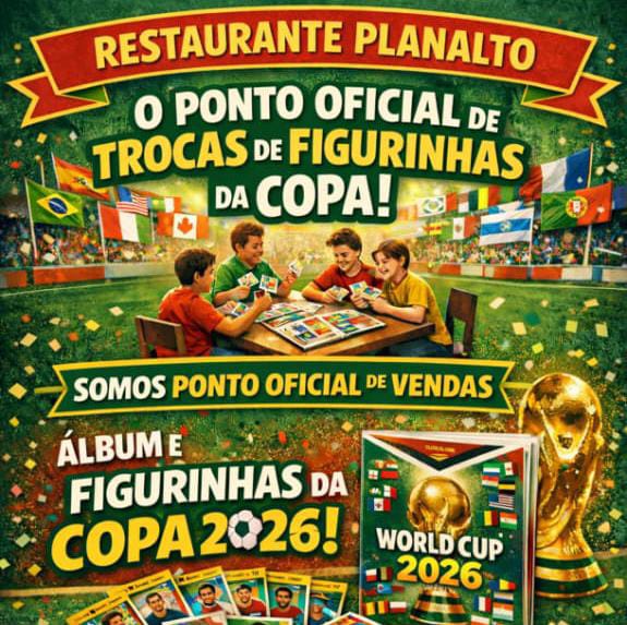 ⚽📖 O Restaurante Planalto é ponto oficial da Copa do Mundo 2026! 🔥