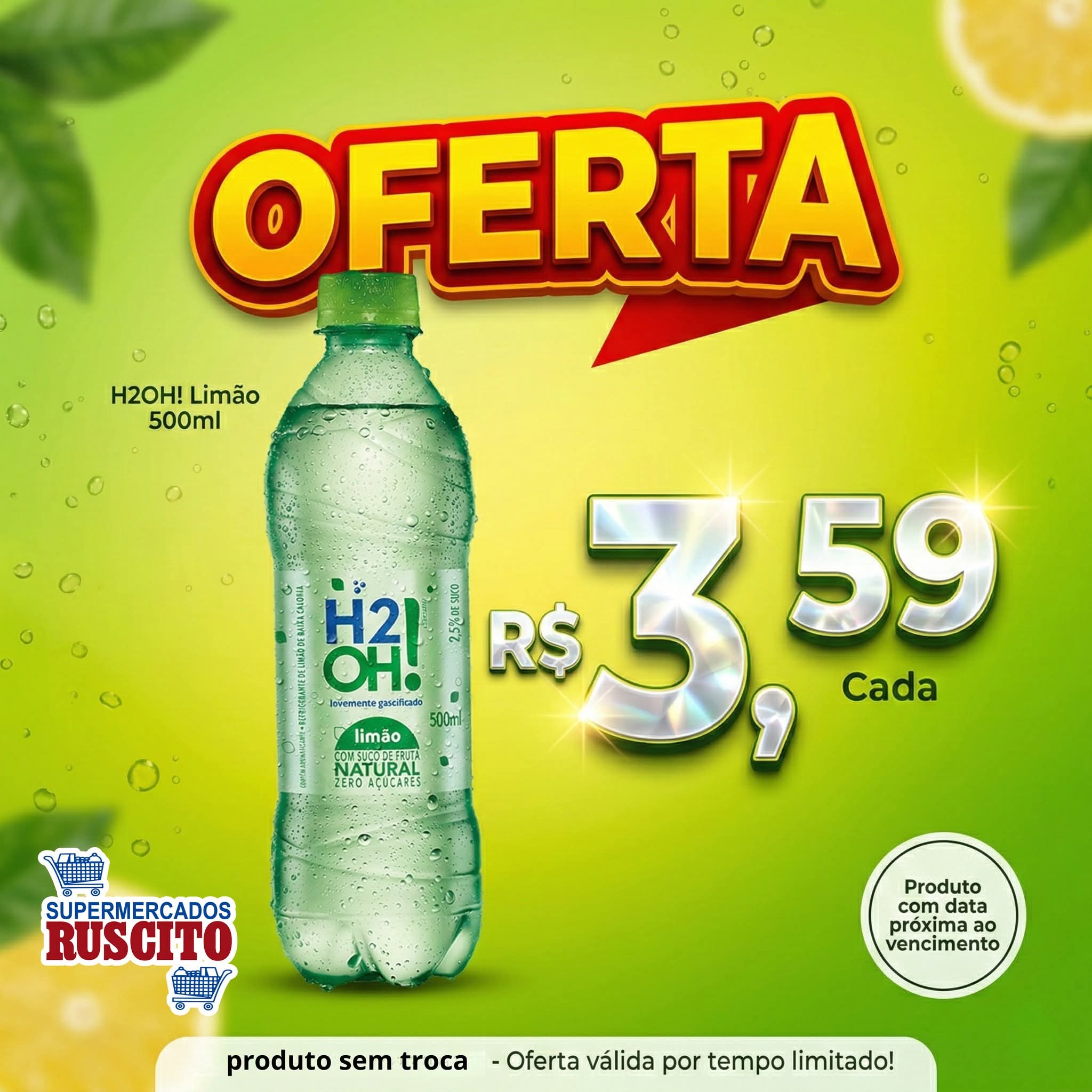 🛒💥 Oferta imperdível no Supermercados Ruscito! 💥🛒