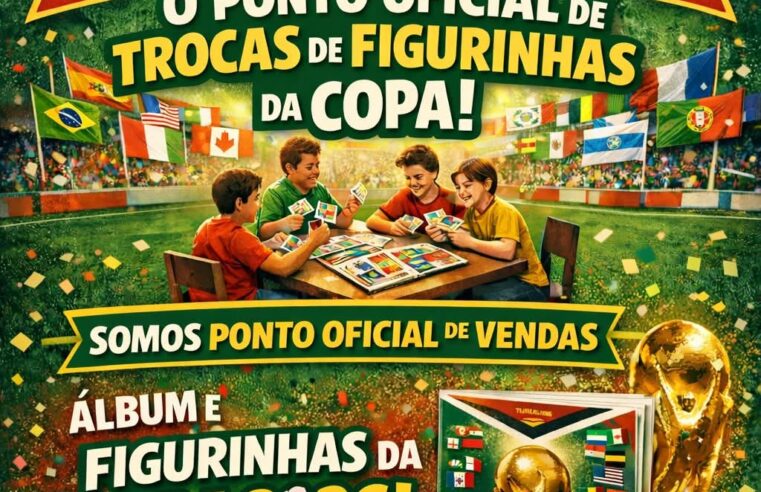 ⚽🔥 Ponto oficial para colecionadores em Ibaté!