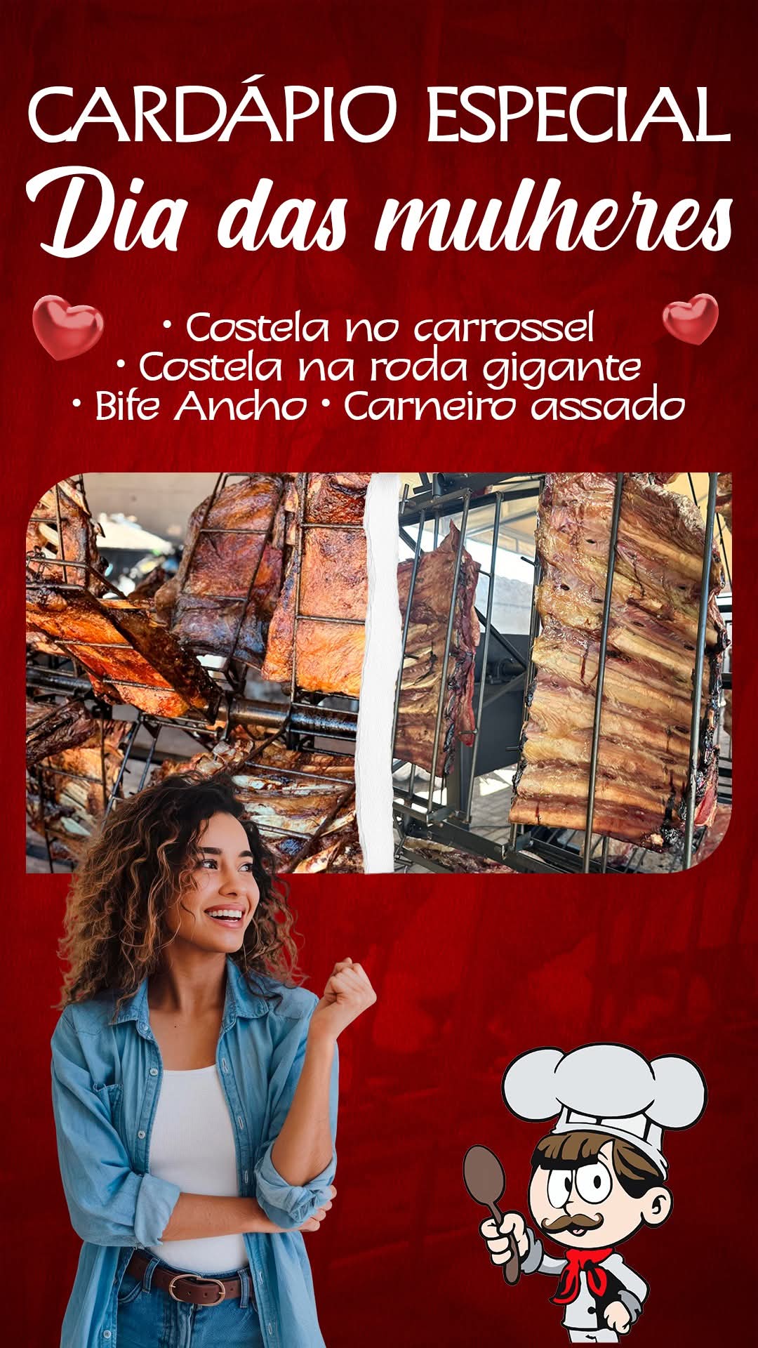 📌O Restaurante Planalto preparou um almoço especial para celebrar o Dia Internacional da Mulher neste domingo, em Ibaté. 🌷