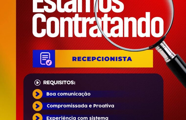 📢 Oportunidade de Emprego!