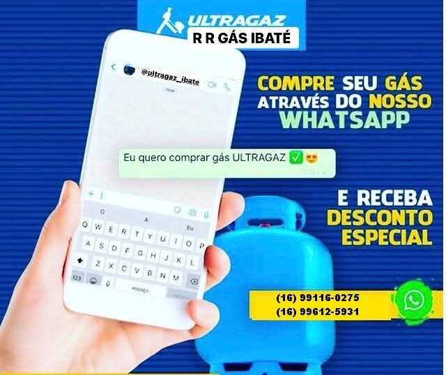 🔥💦 Precisou de gás ou água? A solução está na Ultragaz RR Gás Ibaté !