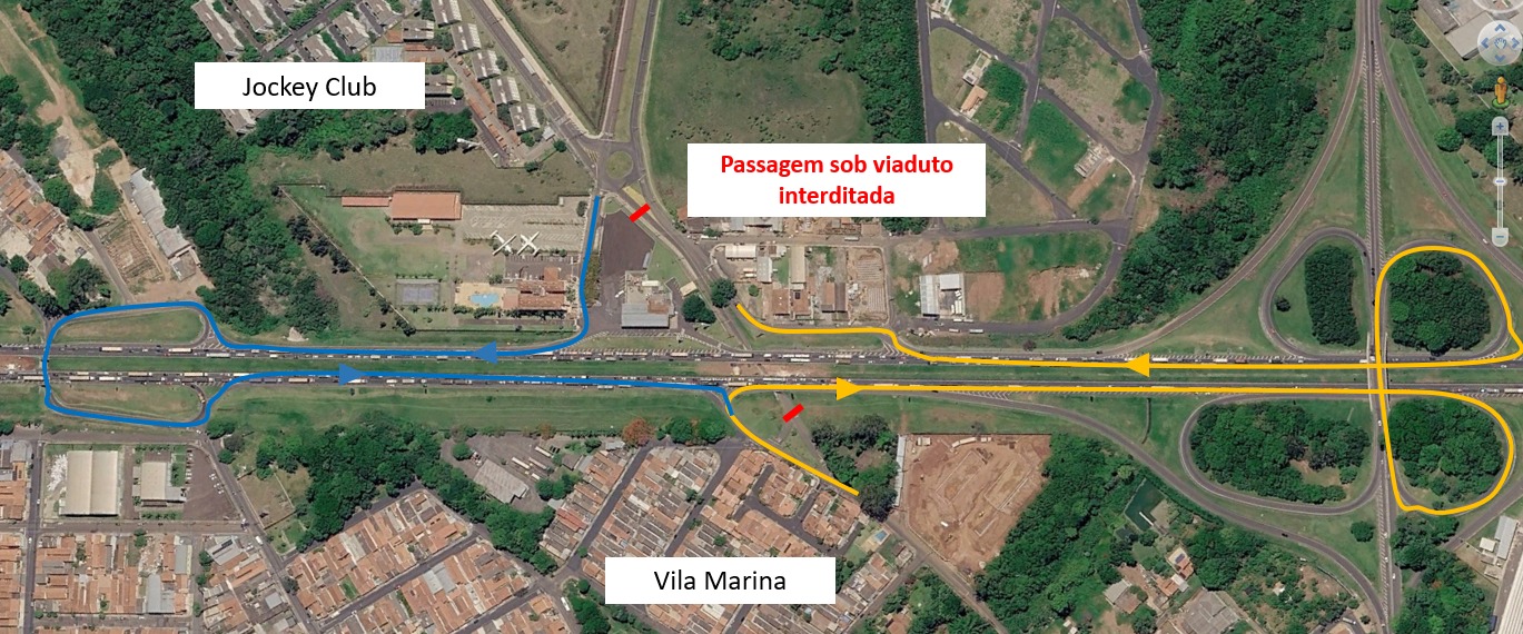 🚨 Viaduto do Jockey Club será interditado na terça-feira em São Carlos
